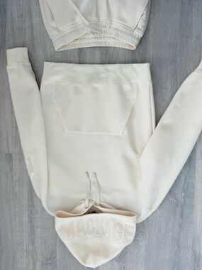 Mackage Small Cream Sweatpants & Joggers Set